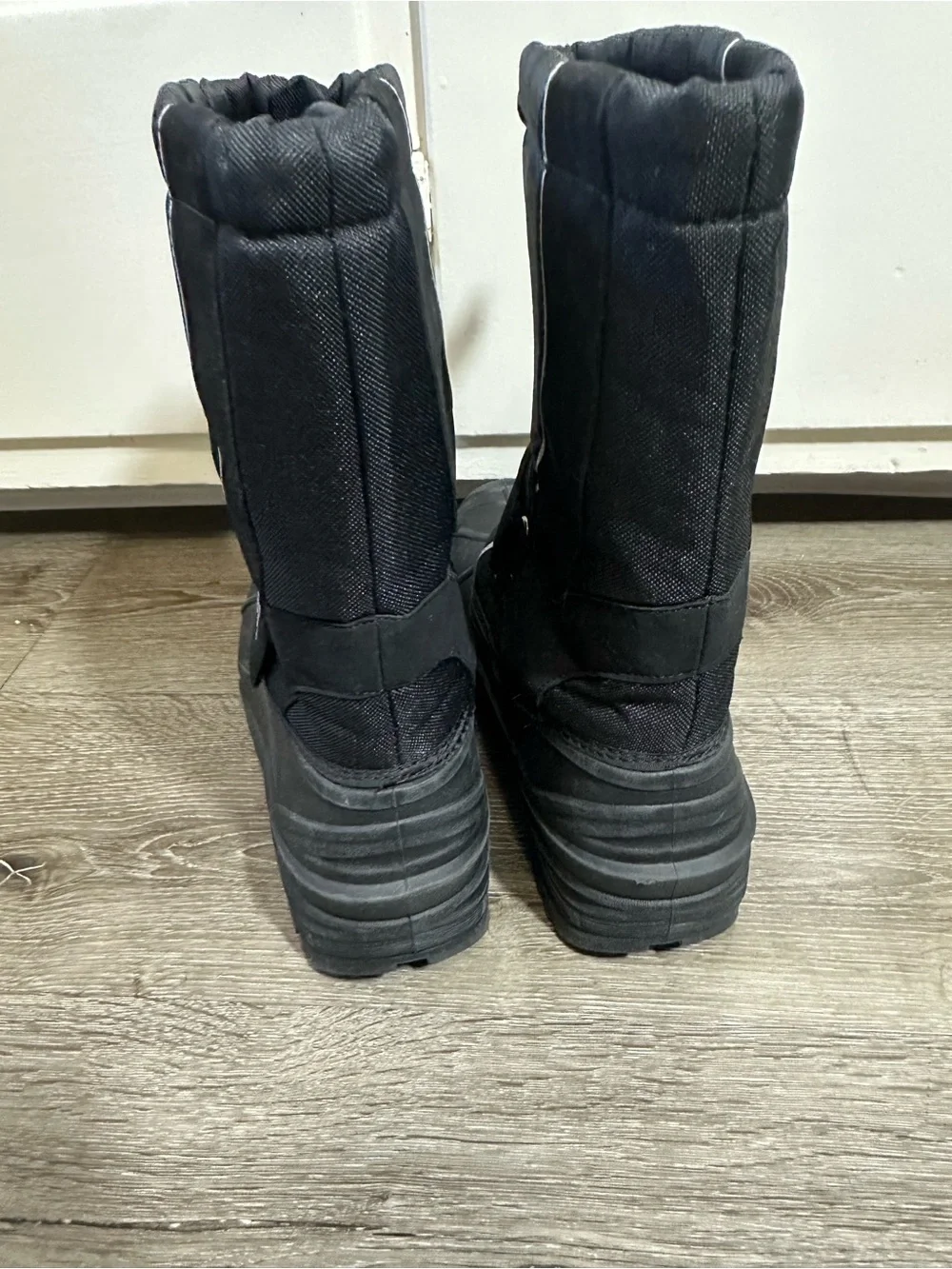totes Kids Black Insulated Snow Boots